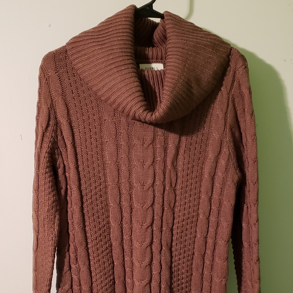 Everly Pink Sweater Dress